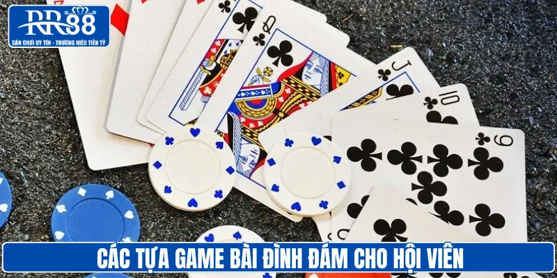 Các tựa game bài RR88 đình đám cho hội viên